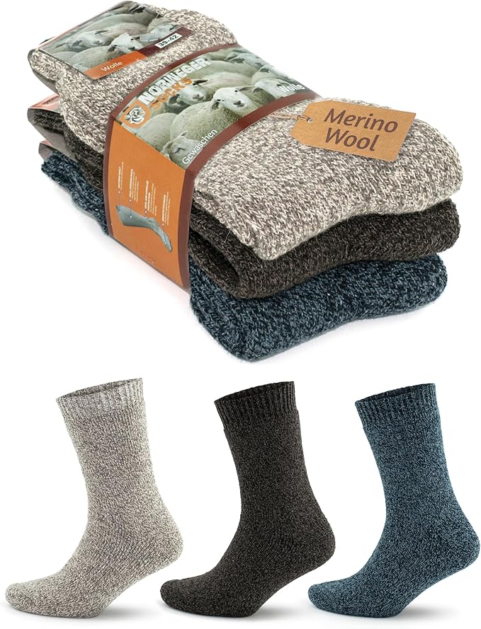 Kalın Kışlık Çorap Seti 3 Adet